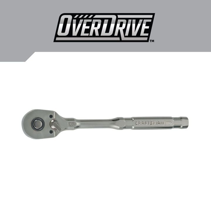 CRAFTSMAN 1/2 Inch Drive 180 Tooth OVERDRIVE Ratchet, large image number 1