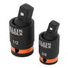 Klein Tools Swivel Impact Wrench Adapter Set 2 Pieces, small image number 1