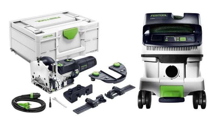 Festool DF 500, CT 26 EI Domino Joining Bundle