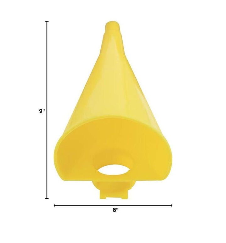 Eagle Manufacturing 12 Inch Height Yellow Polyethylene Funnel for Type I Safety Cans, large image number 10