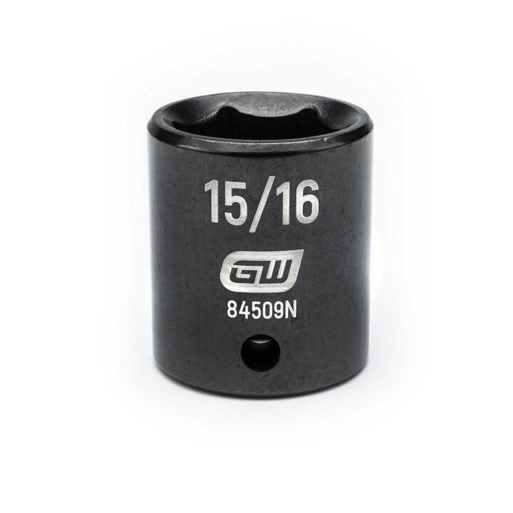 GEARWRENCH 1/2in Drive 6 Point Standard Impact SAE Socket 15/16in, large image number 0