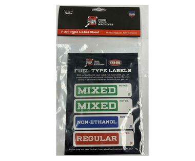Surecan Fuel Type Label Sheet