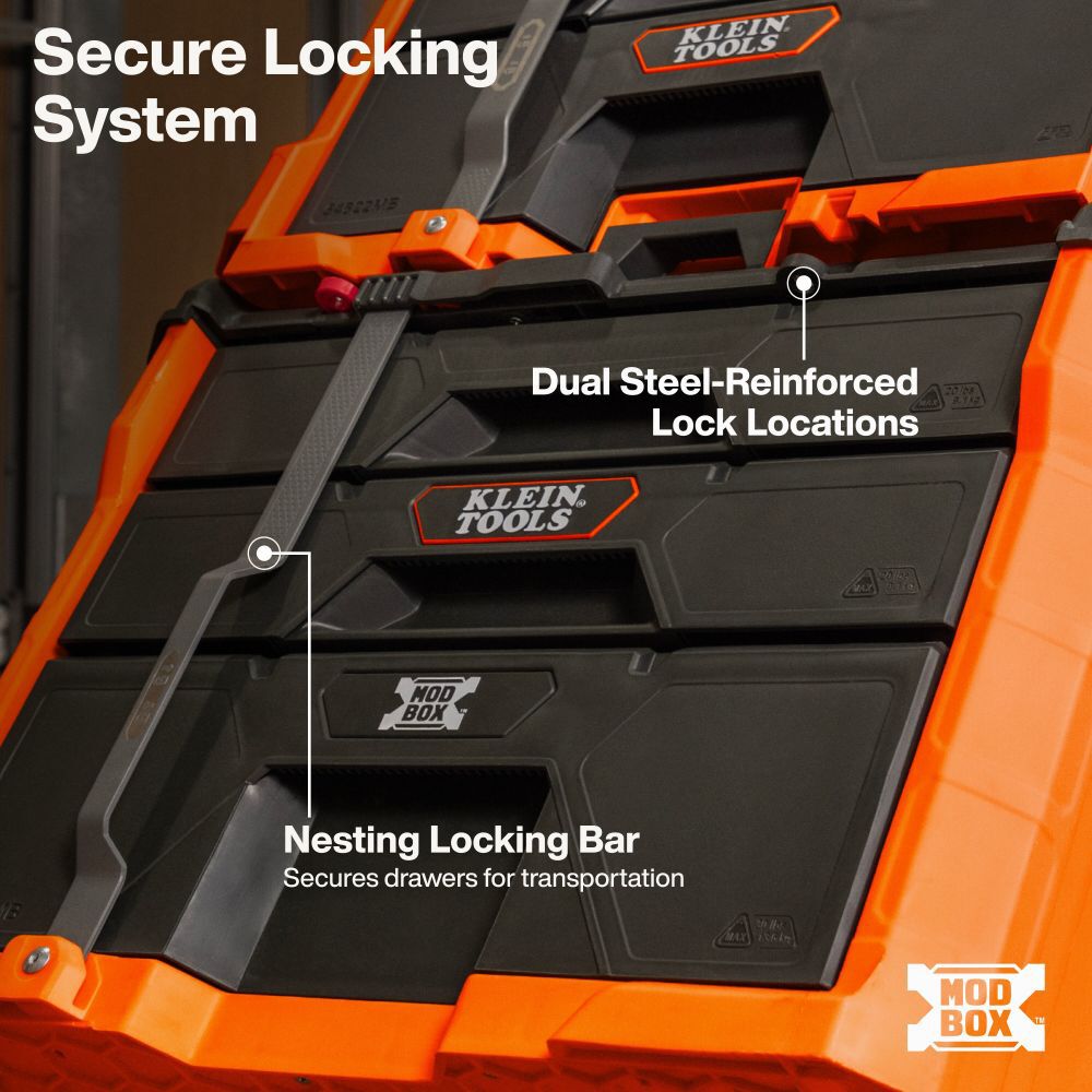 Klein Tools MODbox Three Drawer Rolling Toolbox, large image number 8
