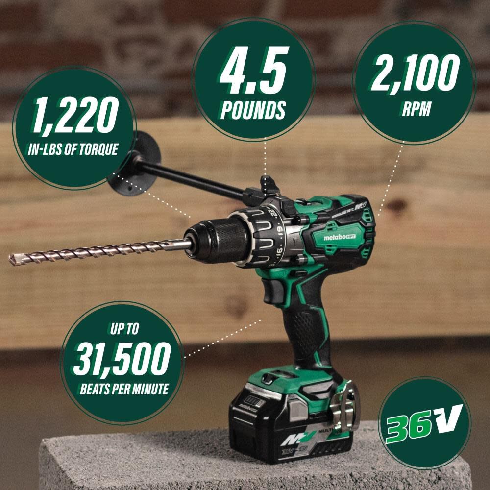 Metabo HPT Promotional 36V MV Hammer Drill Kit, large image number 2