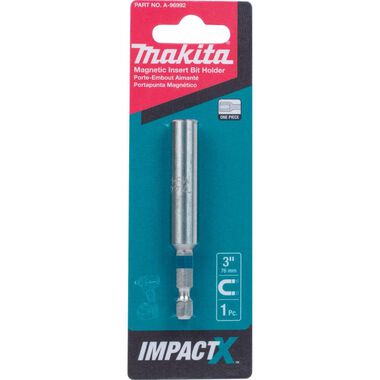 Makita Impact X 3 One Piece Magnetic Insert Bit Holder, large image number 2