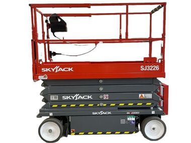 Skyjack 25 Ft. 7 Inch 500 Lbs DC Electric Slab Scissor Lift - Used 2023