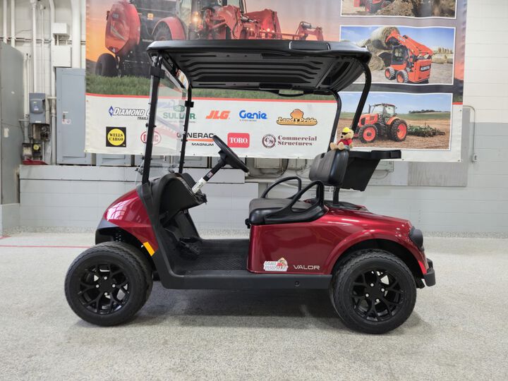 E-Z-GO RXV Valor S+ 2-Person Gas Golf Cart Inferno Red, large image number 6