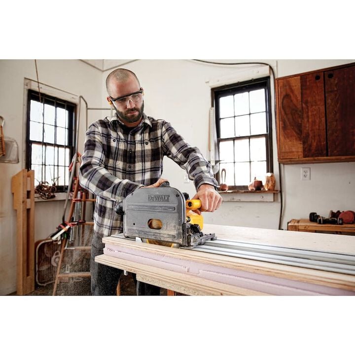 DEWALT TrackSaw Track Clamps & 60V MAX Cordless Track Saw Bundle, large image number 19