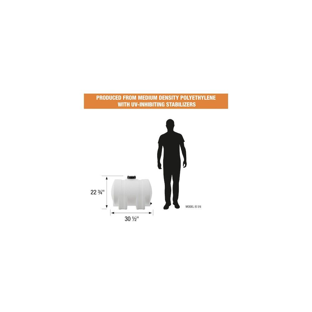 Buyers Products Company 35 Gallon Storage Tank with Legs - 31 Inch x 20 Inch x 23 Inch, large image number 20