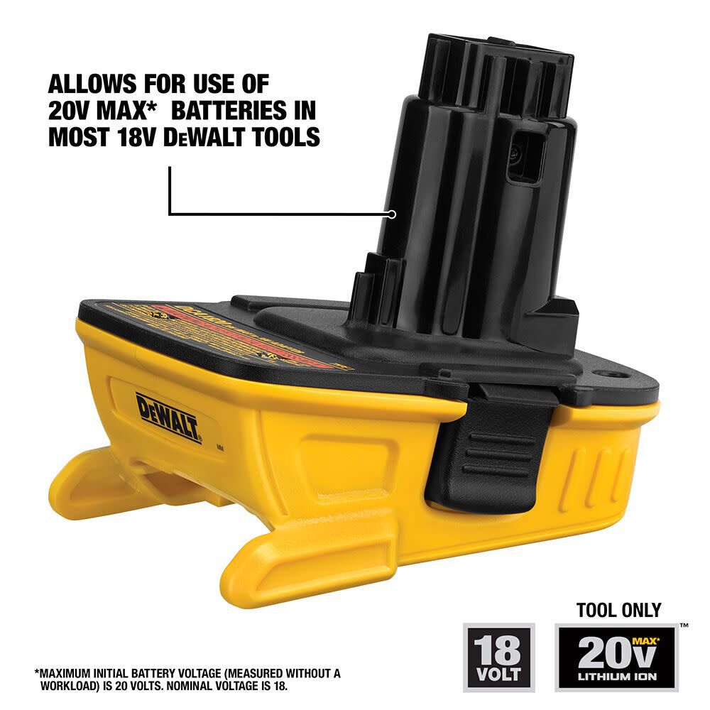 DEWALT 18V 20V Battery Adapter DCA1820 Acme Tools