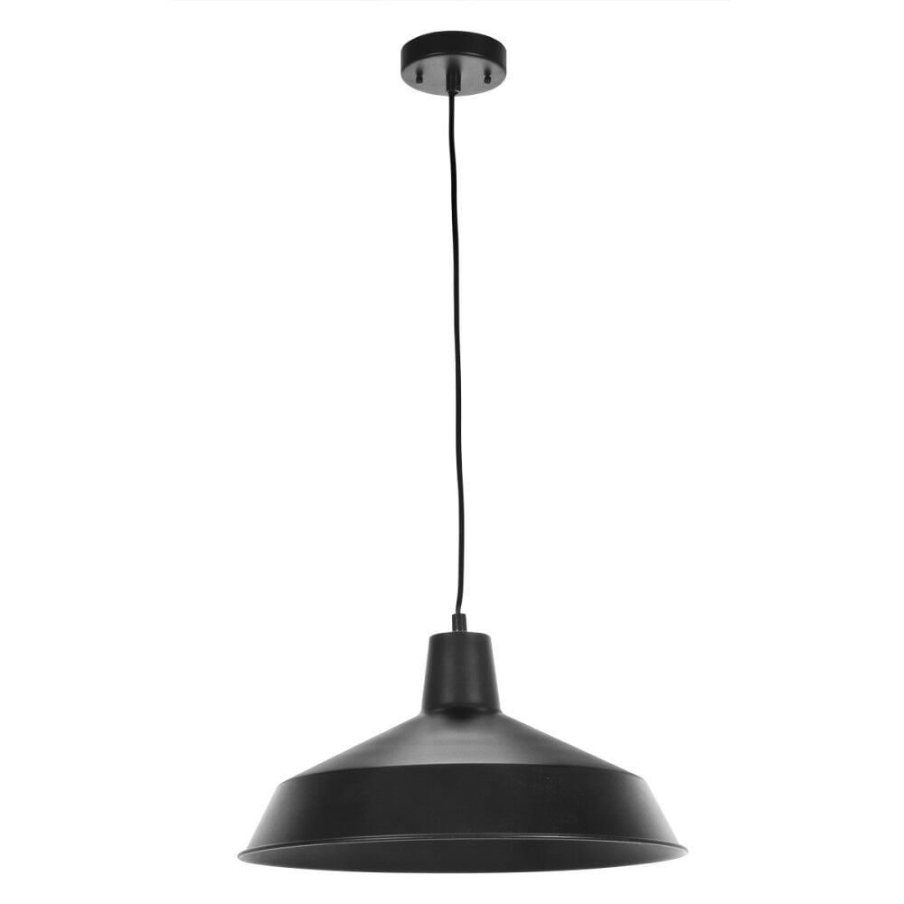Globe Electric Barnyard Pendant Light 1 Light Black – 3807005