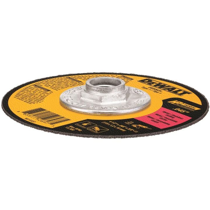 DEWALT Cutting Wheel 4 1/2in x .045in x 5/8in 11 HP T1, large image number 1