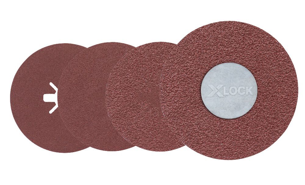 Bosch 4-1/2 Inch 36 Grit X-LOCK Coarse Grit Abrasive Fiber Discs 25 Piece, large image number 2