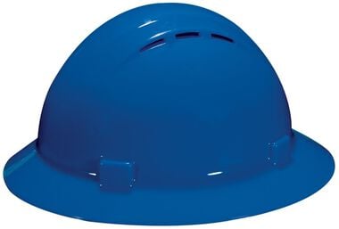 ERB Americana Full Brim Vent Hard Hat 4PT Ratchet Blue, large image number 0