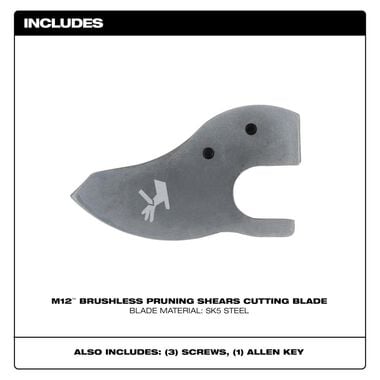 Milwaukee M12 Pruning Shears Replacement Blade, large image number 2