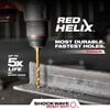 Milwaukee 7PC SHOCKWAVE Impact Duty RED HELIX Titanium Drill Bit Set, small image number 5