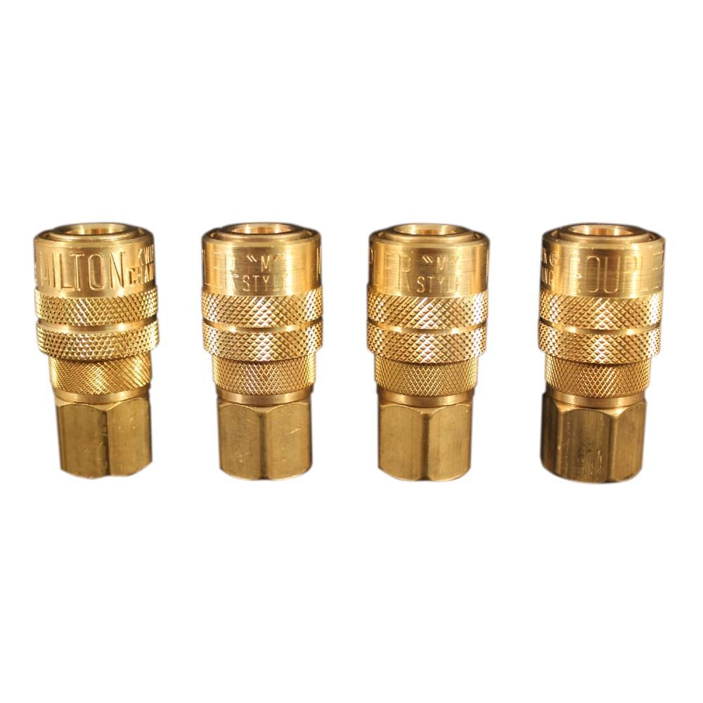 Milton (S-715-4) 1/4in FNPT M-Style Coupler