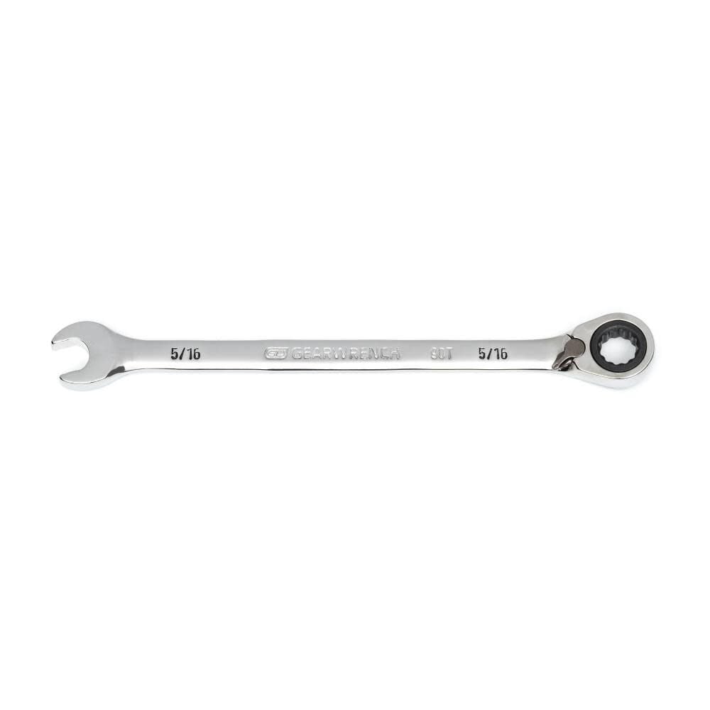 GEARWRENCH 11/32 Inch 90-Tooth 12 Point Reversible Ratcheting Wrench, large image number 1