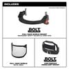 Milwaukee BOLT Full Face Shield Metal Mesh Compatible with Safety Helmets & Hard Hats, small image number 5