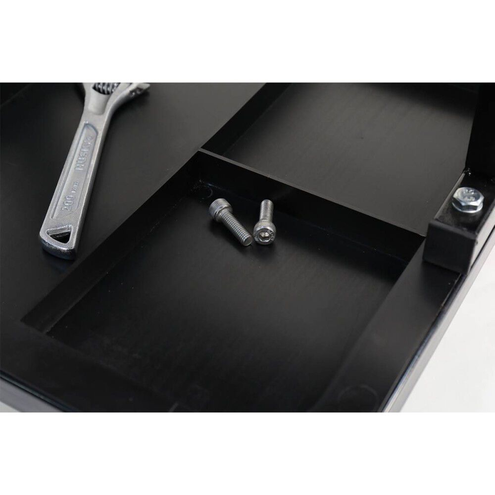 MaxJax Vinyl Cushion Rolling Work Seat with 4 Swivel Casters, large image number 6