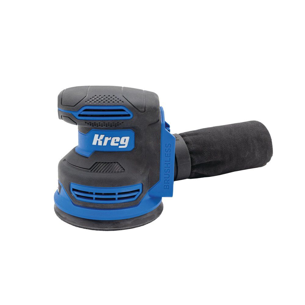 Kreg 20V Ionic Drive 1/2 Inch Compact Drill 4-1/2 Inch Circular Saw Barrel Grip Jigsaw & 5 Inch Random Orbit Sander (Bare Tool) Bundle, large image number 4