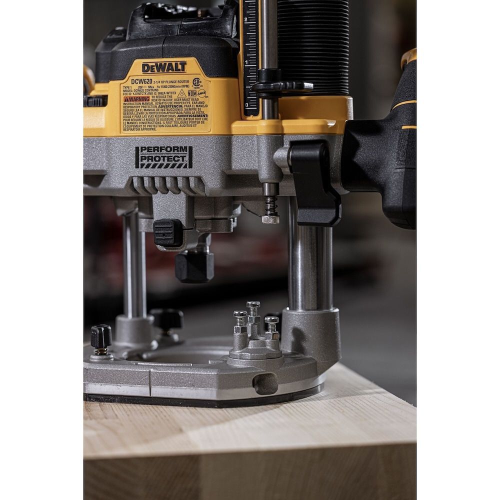 DEWALT 20V MAX XR 2-1/4 Peak HP Plunge Router (Bare Tool), large image number 14