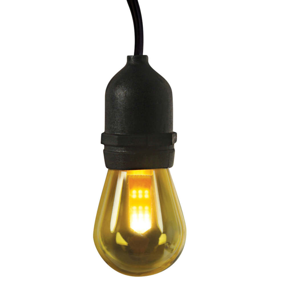Feit Electric 12 Ft. Length 2W 1800K 7 LED String Lights Amber Flame Effect, large image number 2