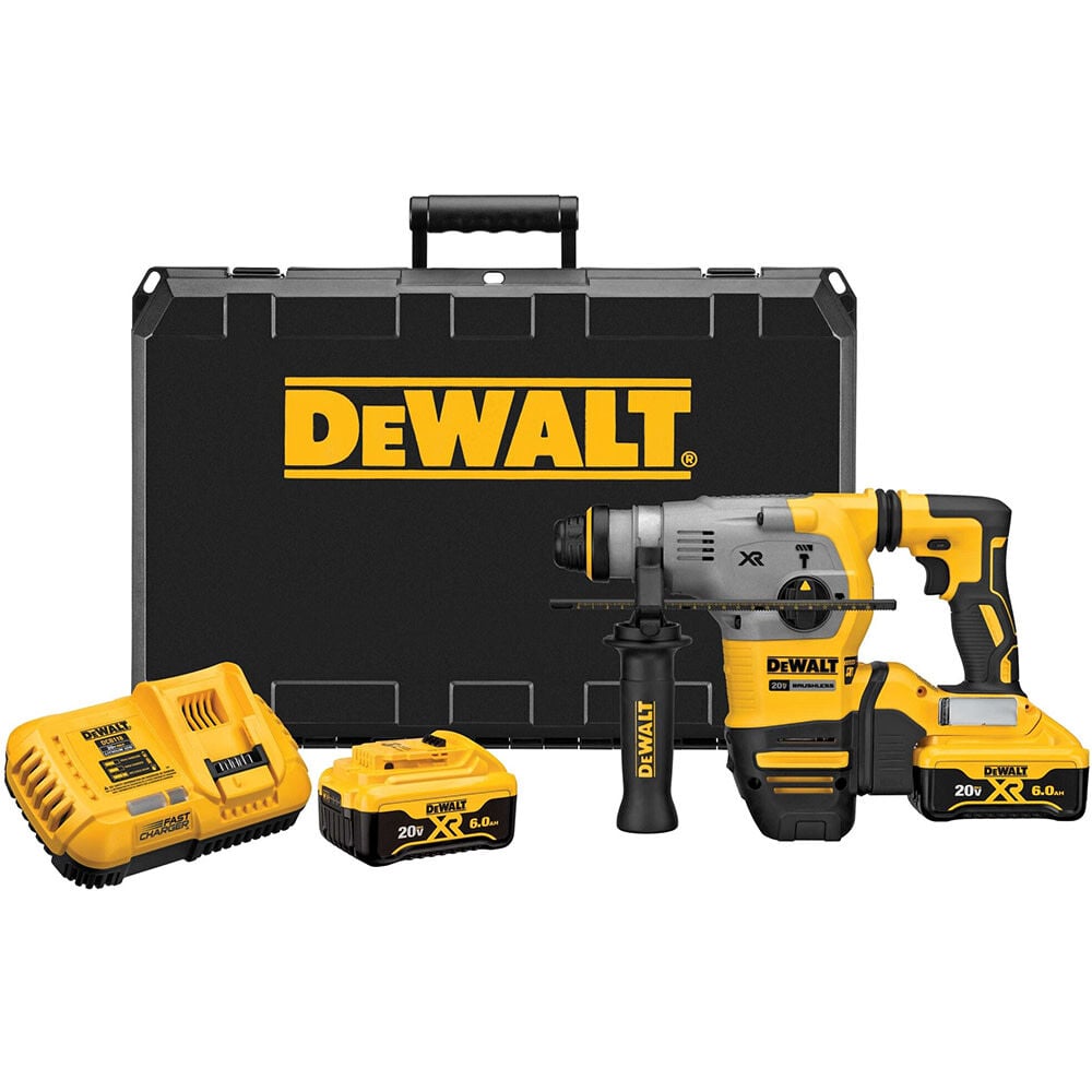 DEWALT 20V MAX XR 1 1/8 L Shape SDS Plus Rotary Hammer Kit – DCH293R2