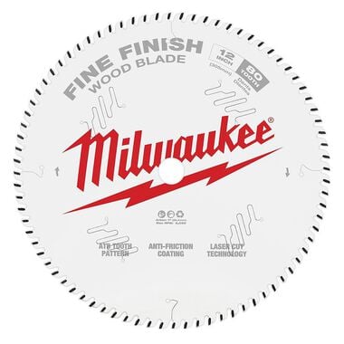 Milwaukee 12 in. 80T Fine Finish Circular Saw Blade