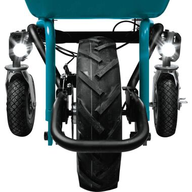 Makita 18V X2 LXT Brushless Cordless Power-Assisted Hand Truck/Wheelbarrow Kit with Bucket (5.0Ah), large image number 4