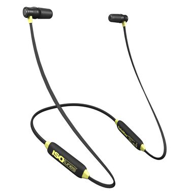 ISOtunes XTRA 2.0 Bluetooth Earbuds 27 dB Yellow and Black