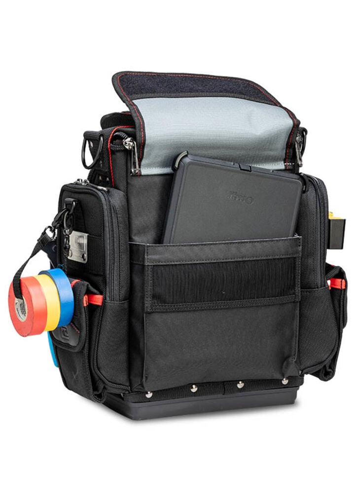 Veto Pro Pac 30 Lbs XX-Large Zippered Technician Tool Pouch, Black/Red, large image number 11
