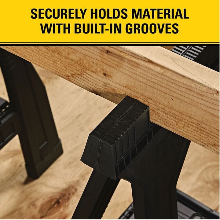 Stanley Folding Sawhorse, 2 Pack, large image number 4