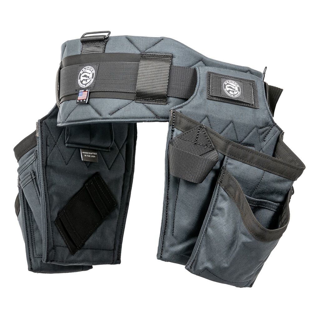 Badger Tool Belts Trimmer Set V2 Tool Belt  - Gunmetal, Large, large image number 2