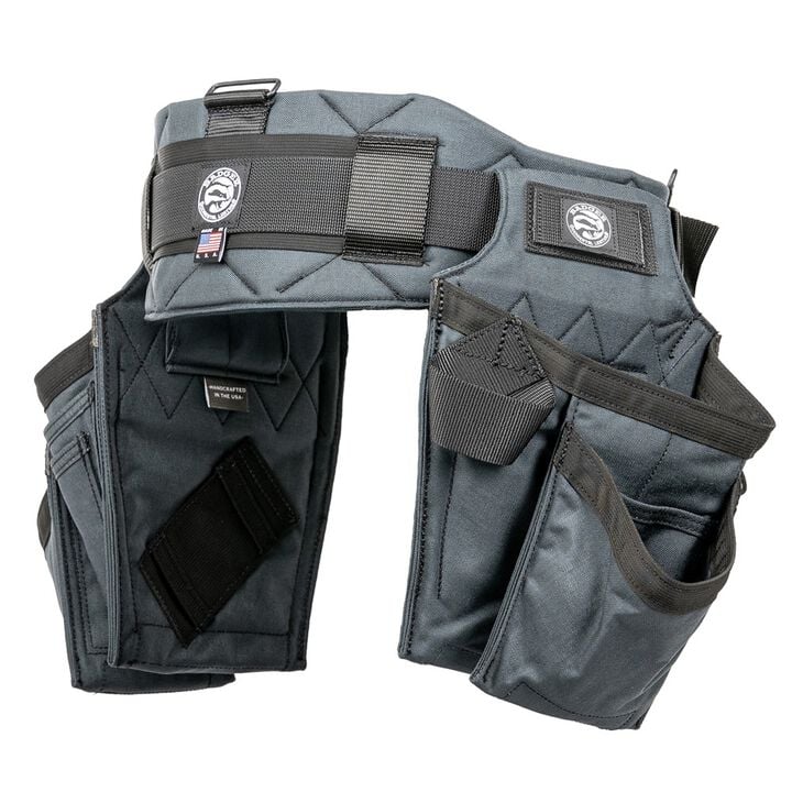 Badger Tool Belts Trimmer Set V2 Tool Belt  - Gunmetal, Large, large image number 1