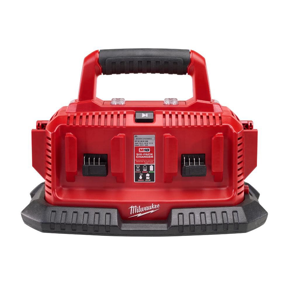 Milwaukee m18 deals charger 6 pack