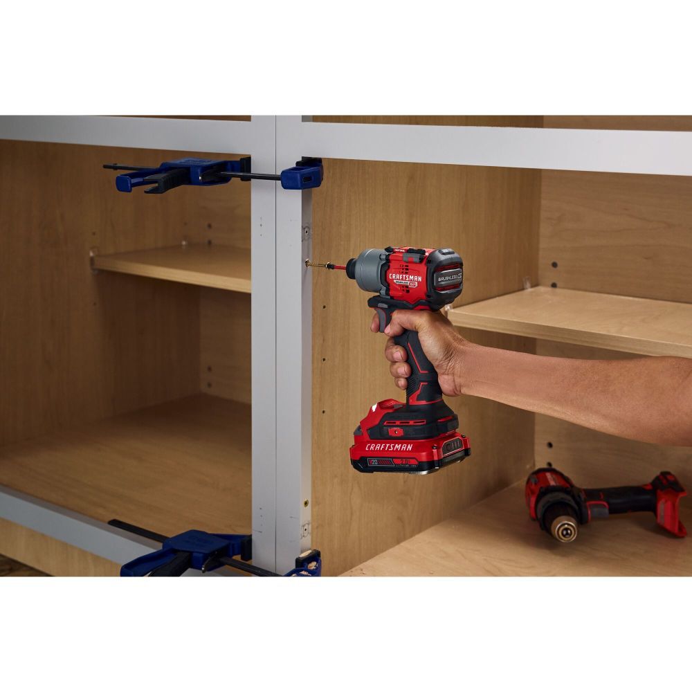 CRAFTSMAN V20 BRUSHLESS RP Cordless 1/4-Inch Impact Driver (Bare Tool), large image number 6