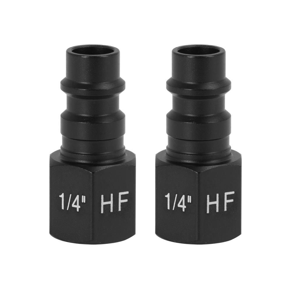 DEWALT 1/4 Inch FNPT High Flow Plugs, 2 Pack, large image number 1