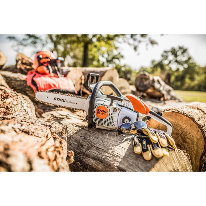 Stihl MS 201 C-EM 63PM3 409 14 Inch Bar Gas Powered Rear Handle Chainsaw, large image number 14