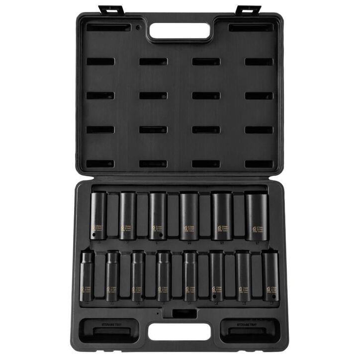 Sunex 1/2 In. Drive Metric Deep Impact Socket Set 14 pc., large image number 0