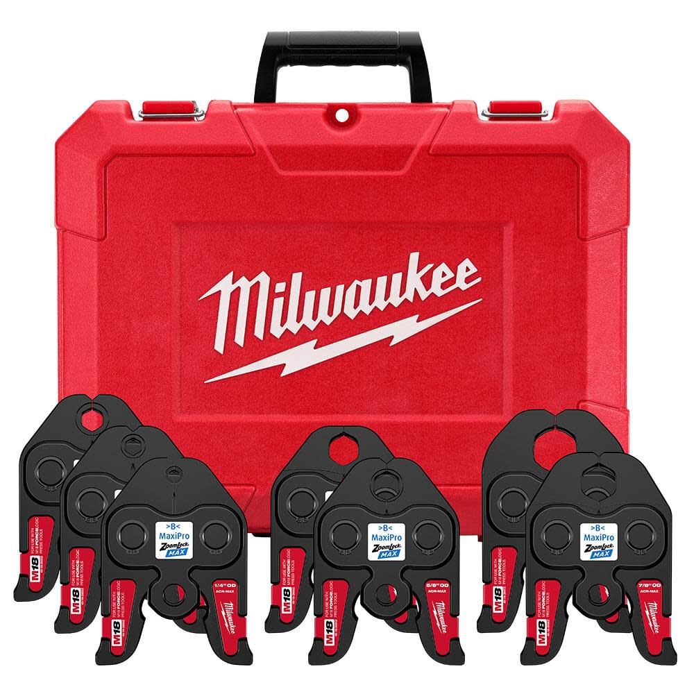 Milwaukee 1/4 Inch - 1-1/8 Inch ZoomLock MAX Press Jaw Kit for M18 FORCE LOGIC Press Tools, large image number 1