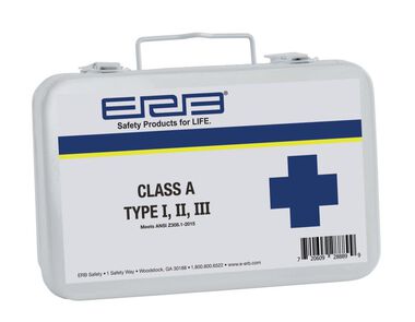 ERB ANSI 2015 Class a First Aid Kit Metal Box