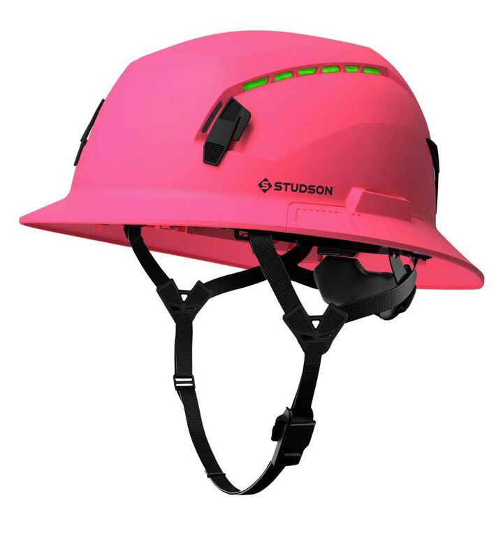 Studson Full Brim Vented Safety Helmet Type 2 Class C Pink
