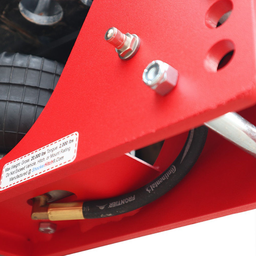 Shocker Hitch 20K 2 Inch Air Receiver Hitch Base Frame with 2 D-Handle Pins, large image number 7