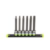 GripEdge Tools RPT 3/8 Inch Drive Long Hex Driver Set SAE 6 Pieces, small image number 1