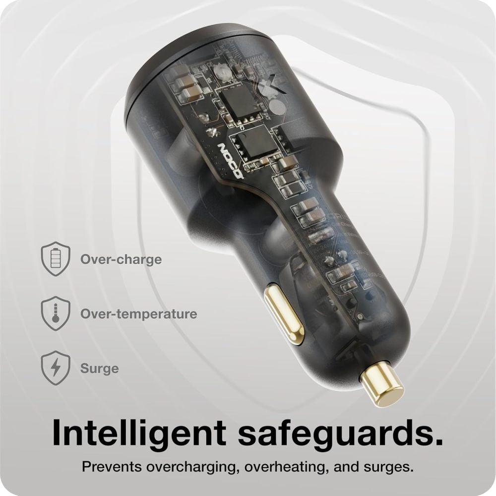 Noco 100W 2-Port USB-C GaN Car Charger, large image number 4