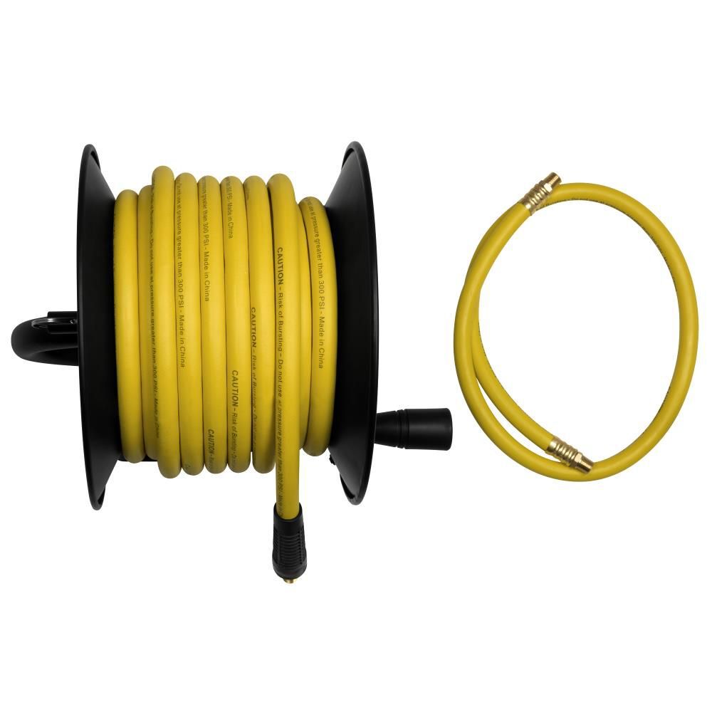 DEWALT 3/8 In. x 50 Ft. Manual Rubber Air Hose Reel, large image number 2