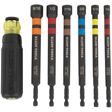 Klein Tools Nut Driver Set with Ratchet Handle 6pc