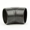 Big Horn 2-1/2 Inch 45 Degree ABS Plastic Black Elbow, small image number 2