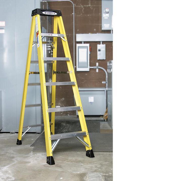 Werner Type IA Fiberglass Step Ladder, large image number 9